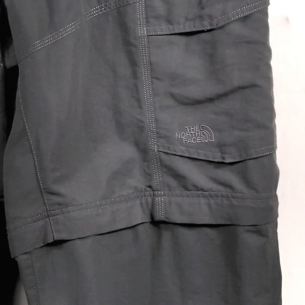 The North Face Mens‎ XXL Convertible Cargo Pants Nylon Gray Gorpcore Workwear